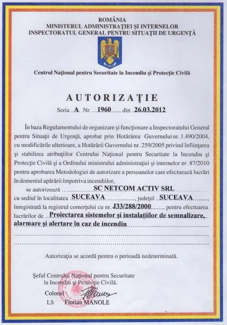 Netcom Activ certificate 6