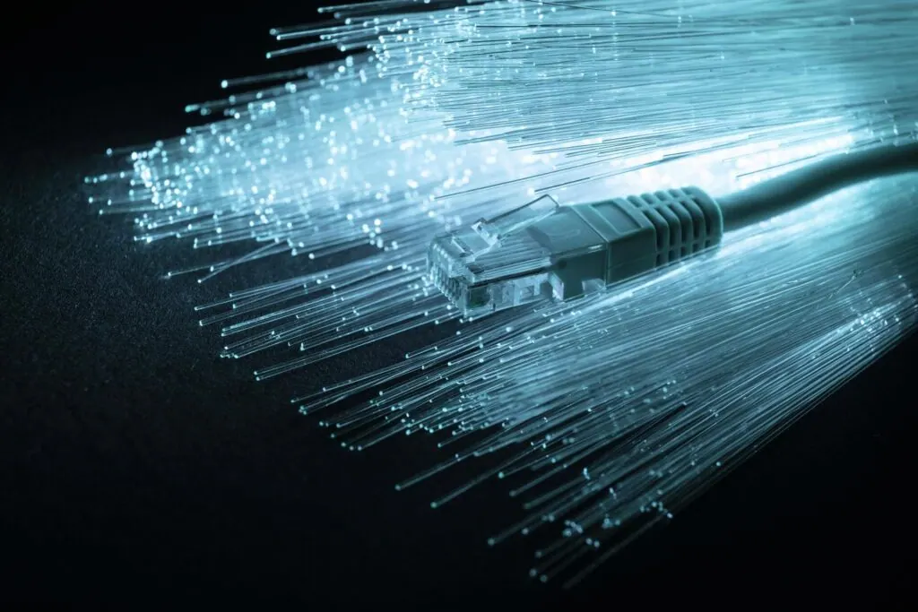 Network and optical fiber cables for data infrastructure